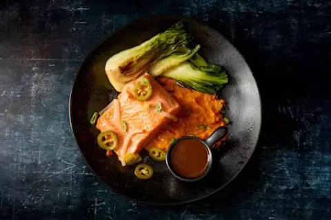 Yuzu-Jalapeño Roasted Arctic Char