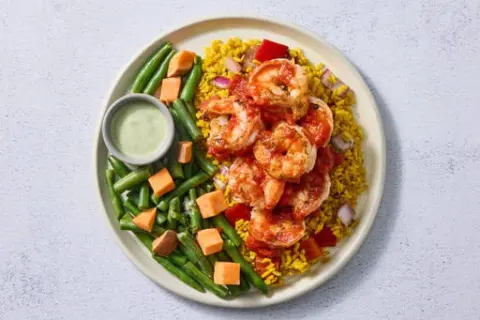 Greek Tzatziki Shrimp