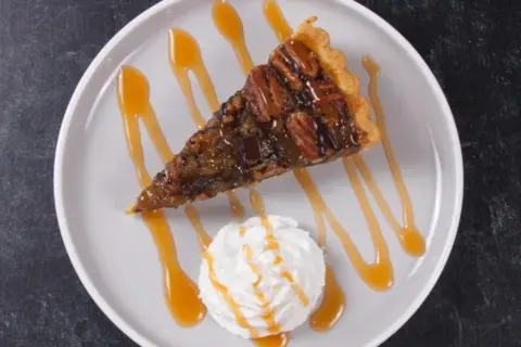 Chocolate Bourbon Pecan Tart