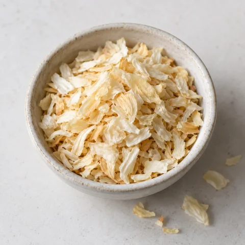 AI illustration of Dried Onion Flakes