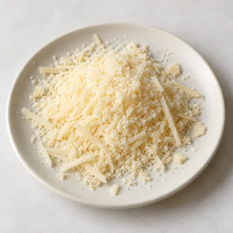 AI illustration of Grated Parmesan Cheese