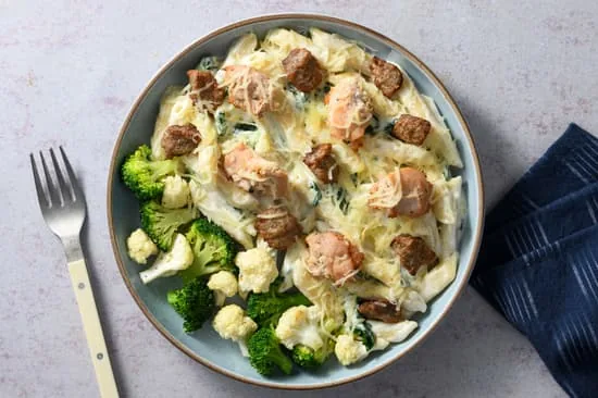 Creamy Chicken and Italian Sausage Penne
