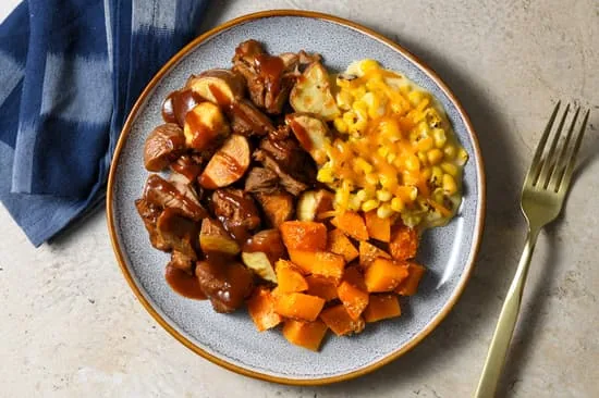 Sassy BBQ Pulled Pork and Potatoes